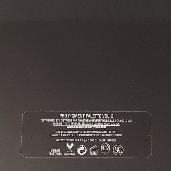 BNIB Anastasia Beverly Hills NORVINA Pro Pigment Volume 2 Palette - Picture 8 of 10